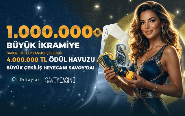 Savoycasino Millî Piyango ortaklığı kampanya görseli